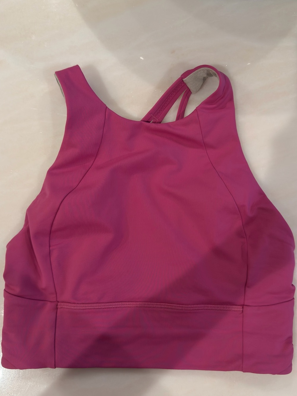 lululemon athletica Fuchsia High-Neck Active Top